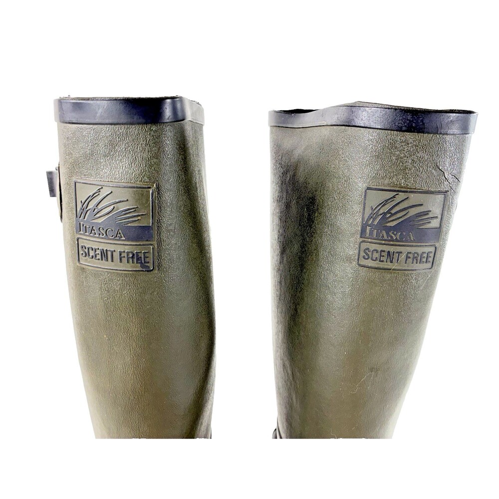 Itasca Rubber Insulated Waterproof Forrest Green Boots Men's Size 9 - Picture 5 of 8